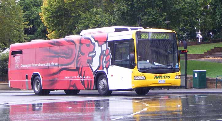 Metro Tasmania Scania L94UB NCBC Downtown University of Tasmania 236